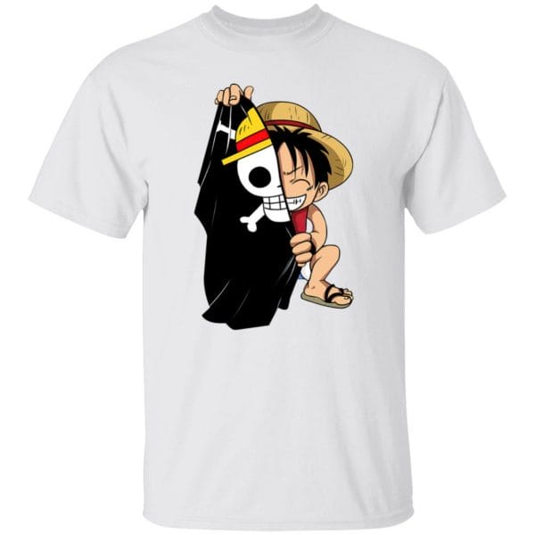 Monkey D. Luffy and One Piece Flag T Shirt