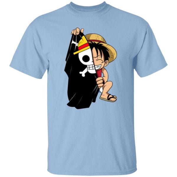 Monkey D. Luffy and One Piece Flag T Shirt Ghibli Store ghibli.store