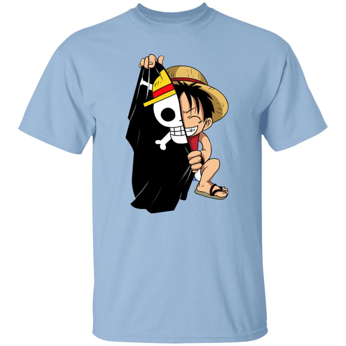 Monkey D. Luffy and One Piece Flag T Shirt