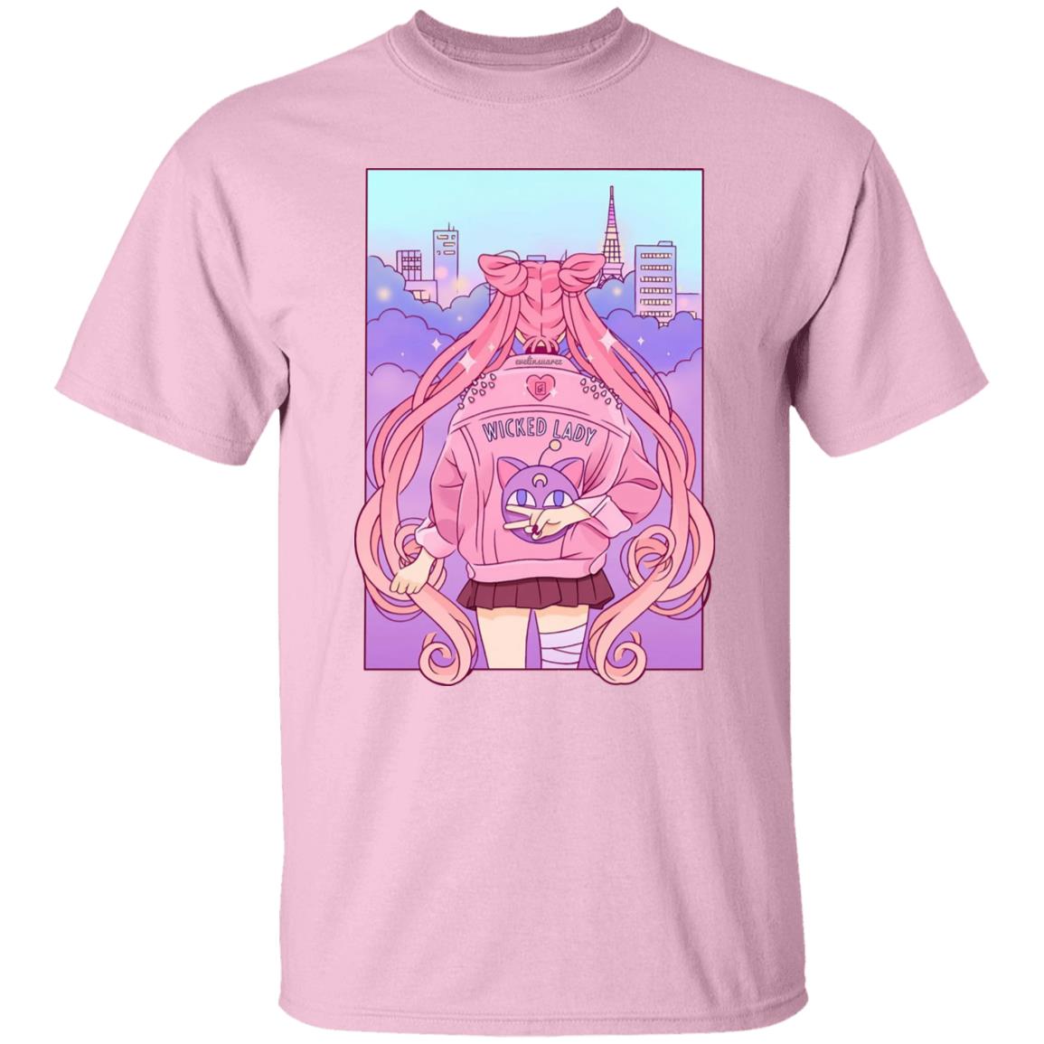 Sailor moon clearance pink shirt