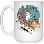 Totoro Riding Catbus Mug 15Oz