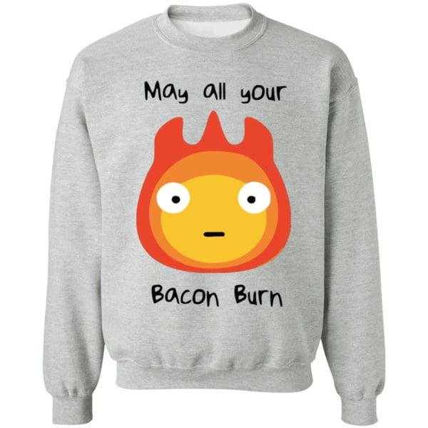 Howl’s Moving Castle – May All Your Bacon Burn Sweatshirt Ghibli Store ghibli.store