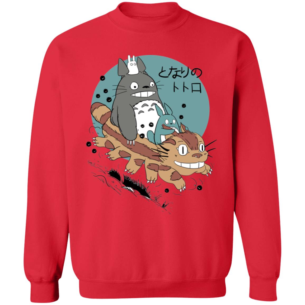 Totoro Riding Catbus Sweatshirt - Ghibli Store