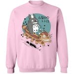 Totoro Riding Catbus Sweatshirt Ghibli Store ghibli.store