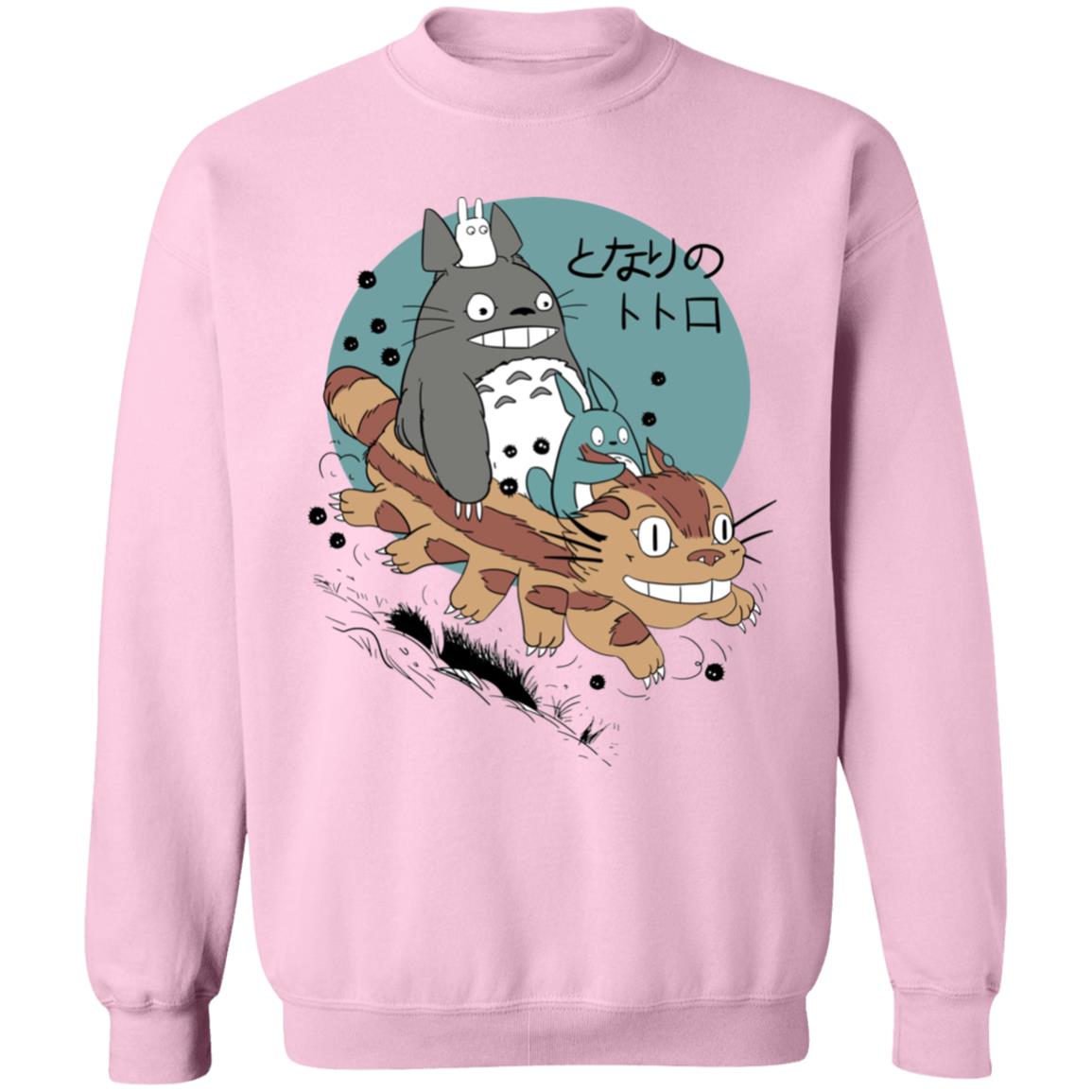 Totoro Riding Catbus Sweatshirt