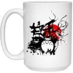 Totoro and Friends by the Red Moon Mug 15Oz