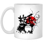 Totoro and Friends by the Red Moon Mug 11Oz