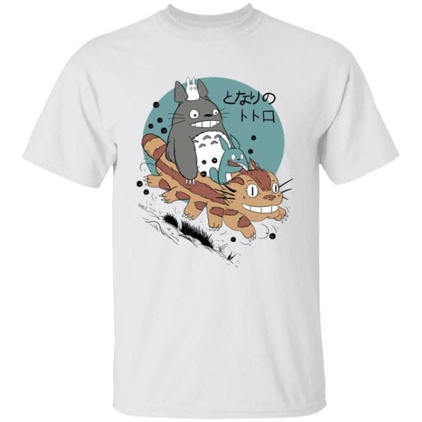 Totoro Riding Catbus T Shirt Ghibli Store ghibli.store