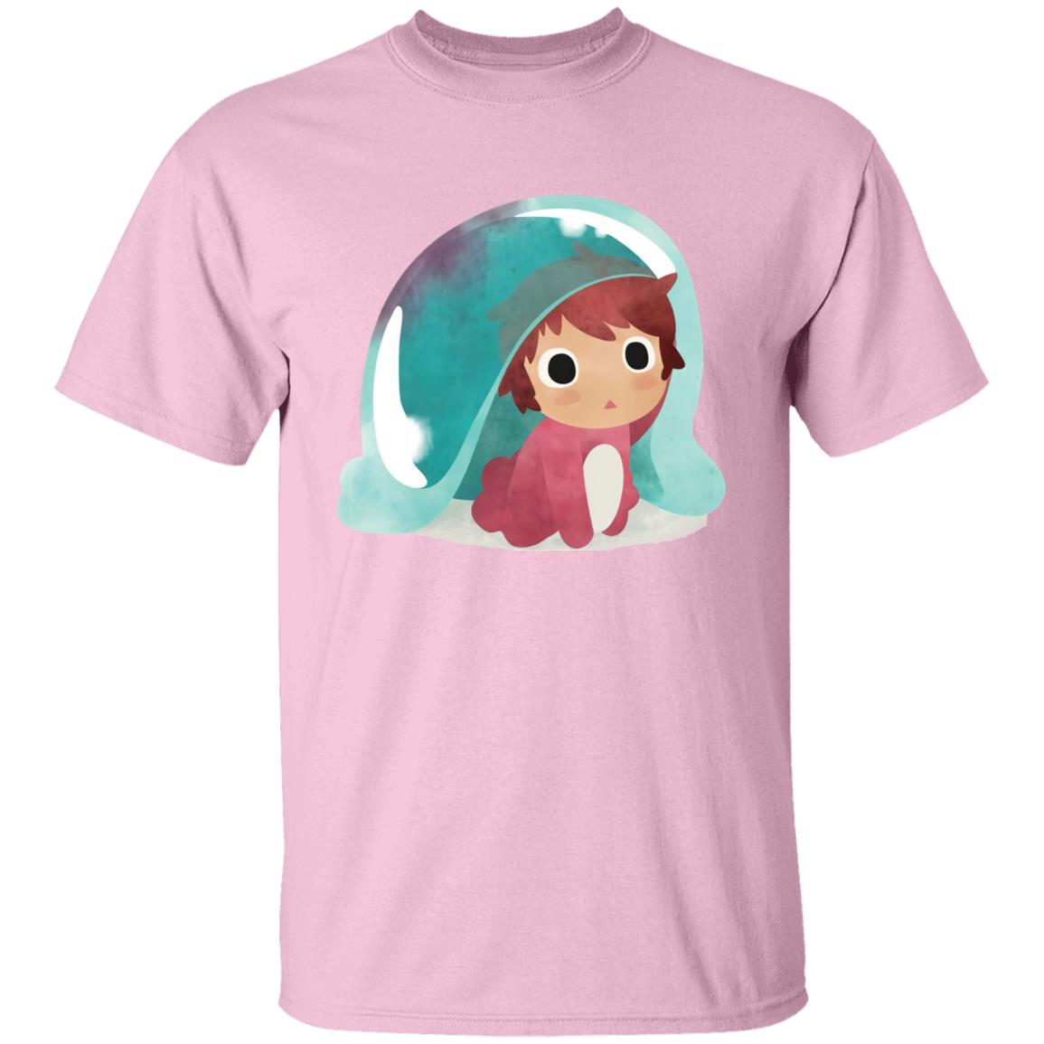 Ponyo Water Color T Shirt