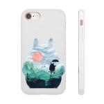 Totoro on the Line Lanscape iPhone Cases Ghibli Store ghibli.store