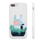 Totoro on the Line Lanscape iPhone Cases Ghibli Store ghibli.store