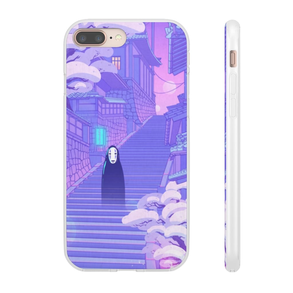 Spirited Away Kaonashi in the Sunset iPhone Cases