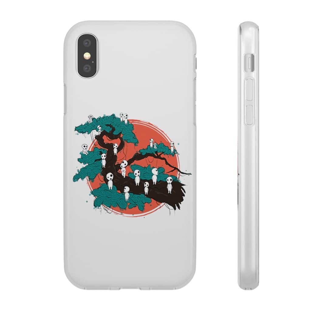 Tree Spirits by the Red Moon iPhone Cases