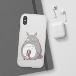 Totoro and the little girl iPhone Cases