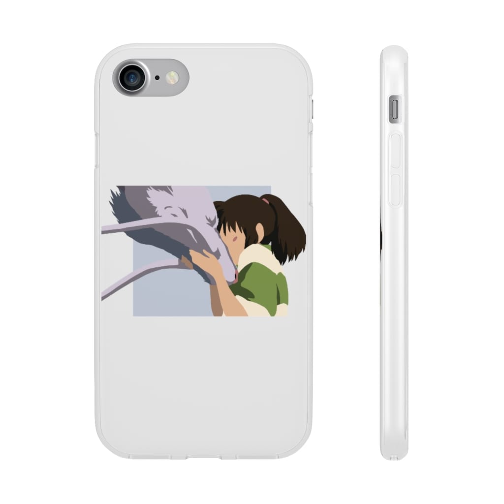 Spirited Away Haku and Chihiro Graphic iPhone Cases