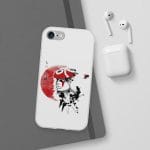 Princess Mononoke and the Red Moon iPhone Cases