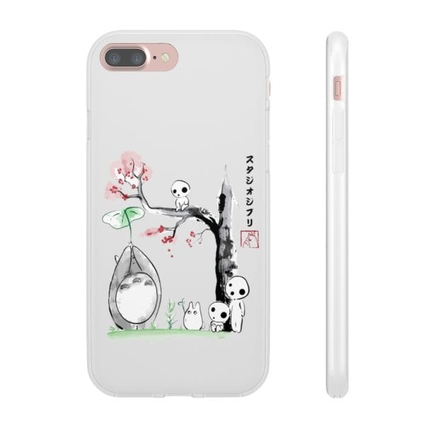Totoro and Friends by the Red Moon iPhone Cases Ghibli Store ghibli.store