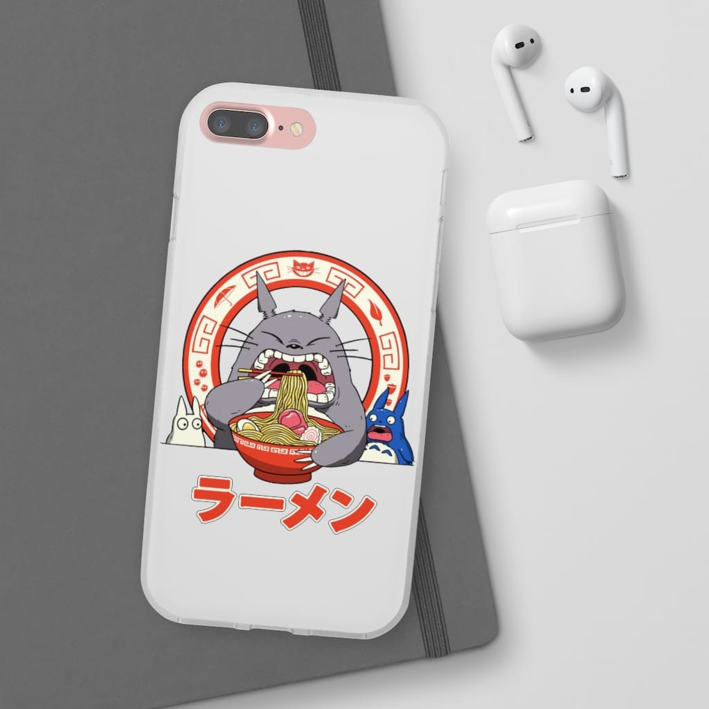 Totoro Ramen iPhone Cases