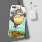 Totoro the Funny Neighbor iPhone Cases
