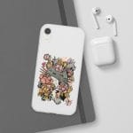 Totoro by the Flowers iPhone Cases Ghibli Store ghibli.store