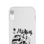 Howl’s Castle in Black and White iPhone Cases Ghibli Store ghibli.store