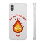 Calcifer: May All Your Bacon Burn iPhone Cases Ghibli Store ghibli.store