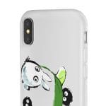 Mini Totoro and the Soot Balls iPhone Cases