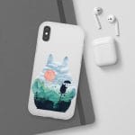 Totoro on the Line Lanscape iPhone Cases Ghibli Store ghibli.store
