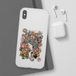 Totoro by the Flowers iPhone Cases Ghibli Store ghibli.store