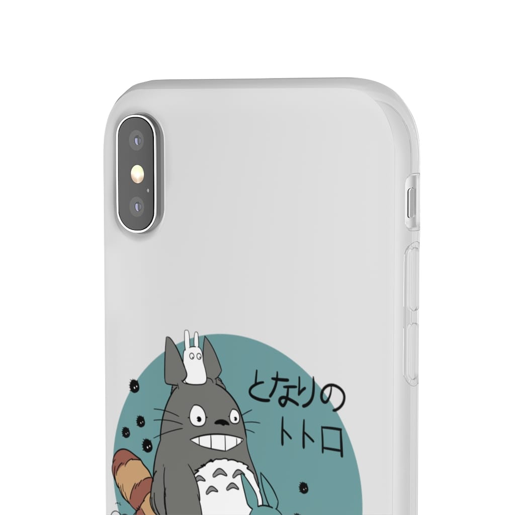 Totoro Riding Catbus iPhone Cases
