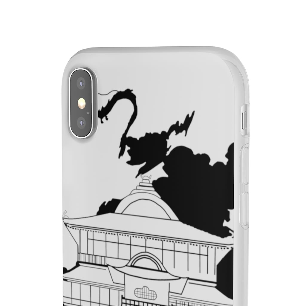 Spirited Away Bathhouse illustrated Graphic iPhone Cases Ghibli Store ghibli.store