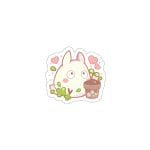 Mini White Totoro Sticker Ghibli Store ghibli.store