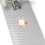 Mini White Totoro Sticker