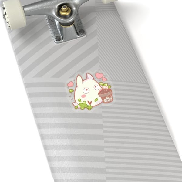 Mini White Totoro Sticker Ghibli Store ghibli.store