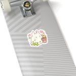 Mini White Totoro Sticker