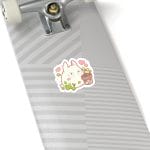 Mini White Totoro Sticker Ghibli Store ghibli.store