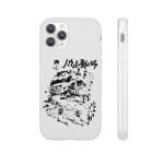 Howl’s Castle in Black and White iPhone Cases Ghibli Store ghibli.store