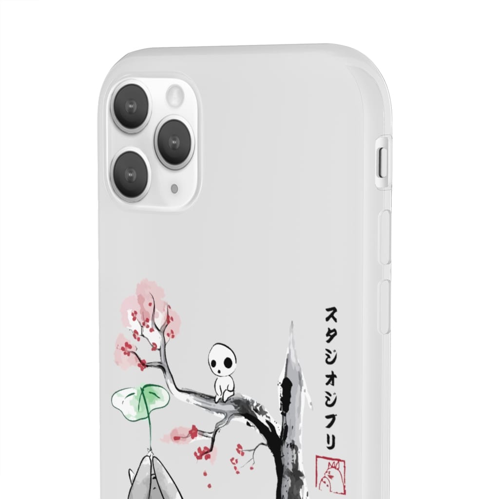 Totoro and the Tree Spirits iPhone Cases