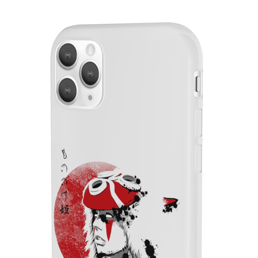 Princess Mononoke and the Red Moon iPhone Cases