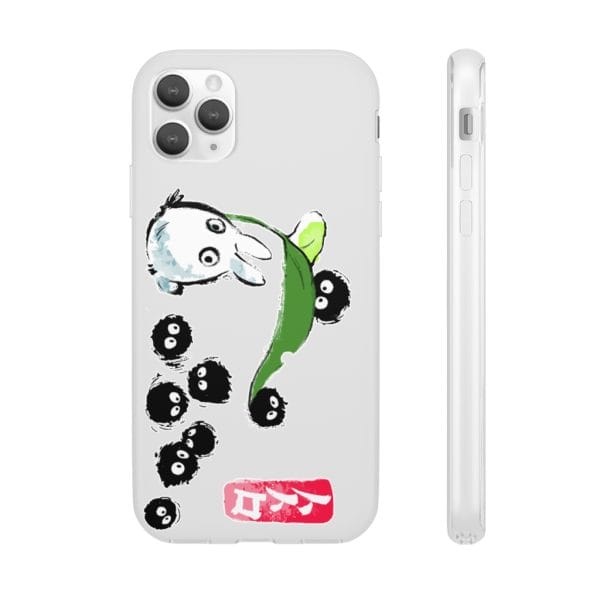 Mini Totoro and the Soot Balls iPhone Cases Ghibli Store ghibli.store