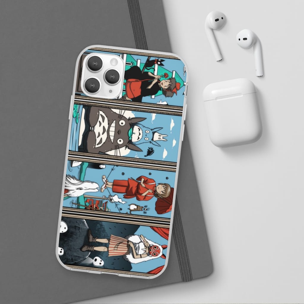 Ghibli Most Famous Movies Collection iPhone Cases