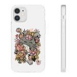 Totoro by the Flowers iPhone Cases Ghibli Store ghibli.store