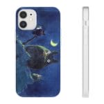 My Neighbor Totoro by the Moon Pastel Art iPhone Cases Ghibli Store ghibli.store