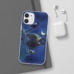 My Neighbor Totoro by the Moon Pastel Art iPhone Cases Ghibli Store ghibli.store