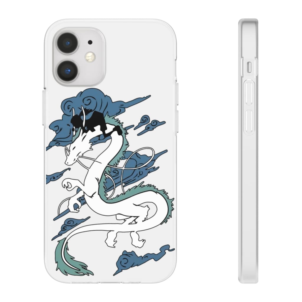 Spirited Away – Sen Riding Haku Dragon iPhone Cases
