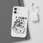 Howl’s Castle in Black and White iPhone Cases Ghibli Store ghibli.store