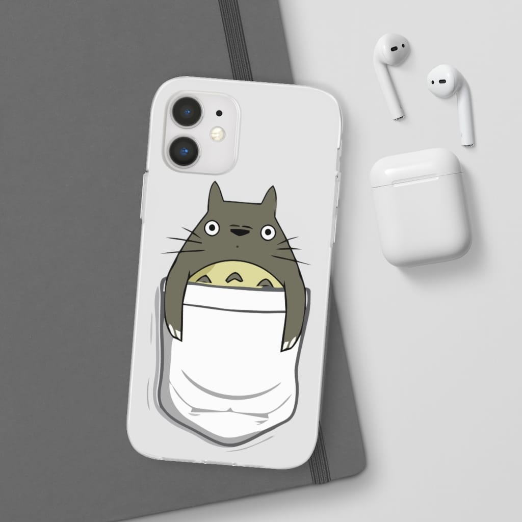 Totoro in Pocket iPhone Cases