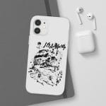 Howl’s Castle in Black and White iPhone Cases Ghibli Store ghibli.store