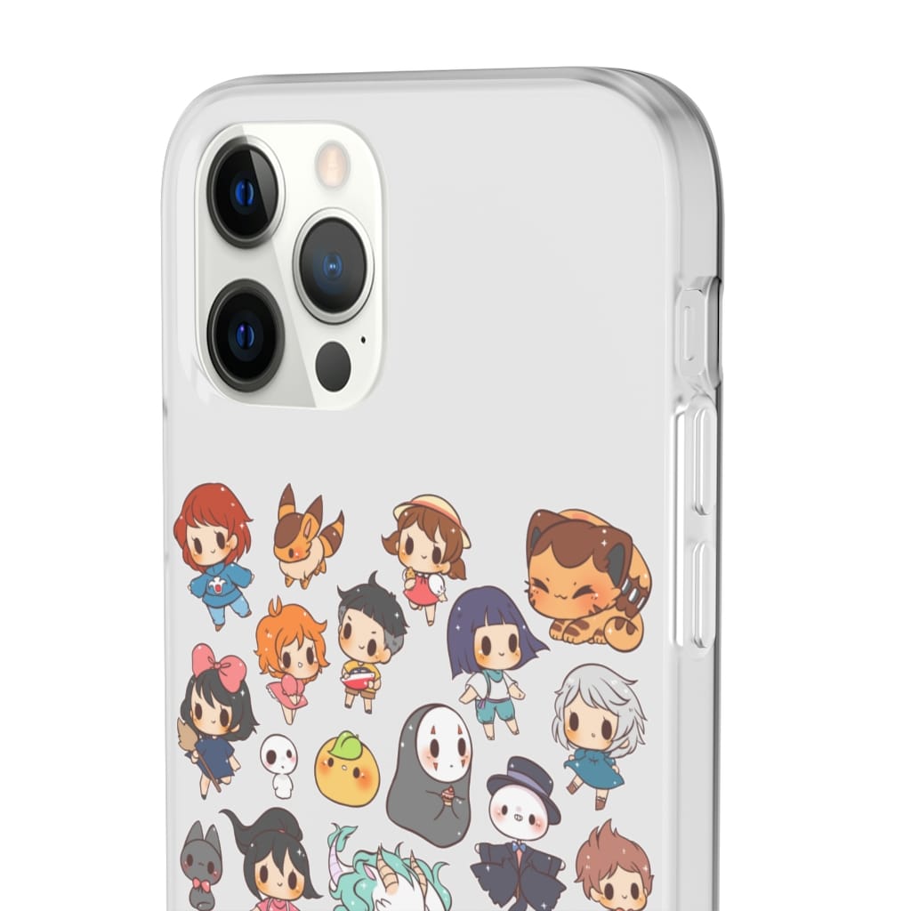 Ghibli Characters Cute Chibi Collection iPhone Cases