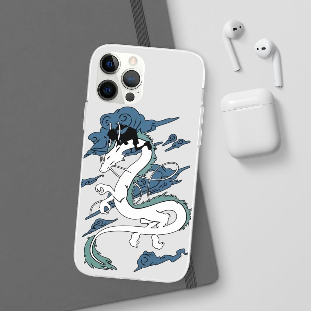 Spirited Away – Sen Riding Haku Dragon iPhone Cases